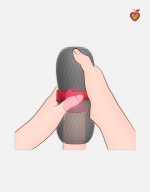 BELLA Male Masturbator in Graphite Grey by Passion Wassion, a soft and flexible adult toy designed for lifelike stimulation and effortless solo pleasure.