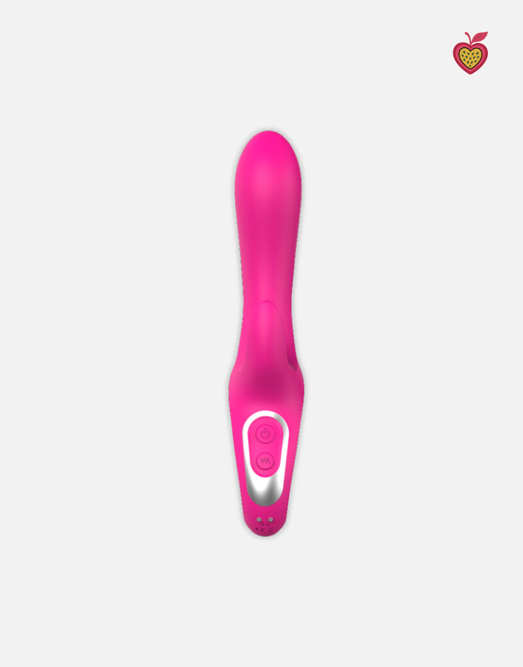 DIONE Rabbit Vibrator in Rose Magenta by Passion Wassion, a luxurious dual-stimulation adult toy featuring powerful vibrations and a soft, body-safe silicone design.