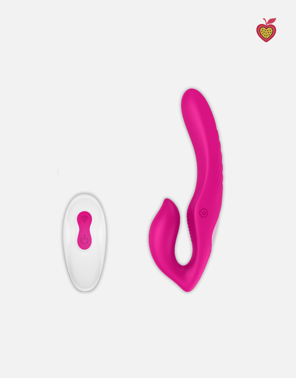 ELARA Double-Ended Vibrator in Rose Magenta by Passion Wassion, a versatile adult toy featuring dual vibration points for full-body pleasure and intimate exploration.