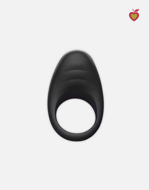 ROMI Vibrating Ring in Obsidian Glow by Passion Wassion, a sleek adult toy crafted for enhanced intimacy and shared pleasure with body-safe materials.
