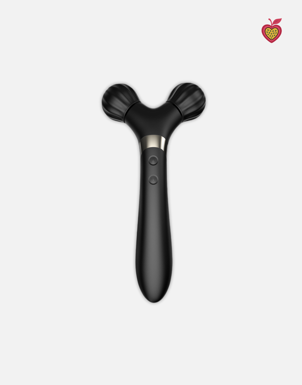 VEGA Dual-Head Massager in Obsidian Glow by Passion Wassion, a powerful and elegant adult toy designed for soothing relaxation and full-body pleasure.