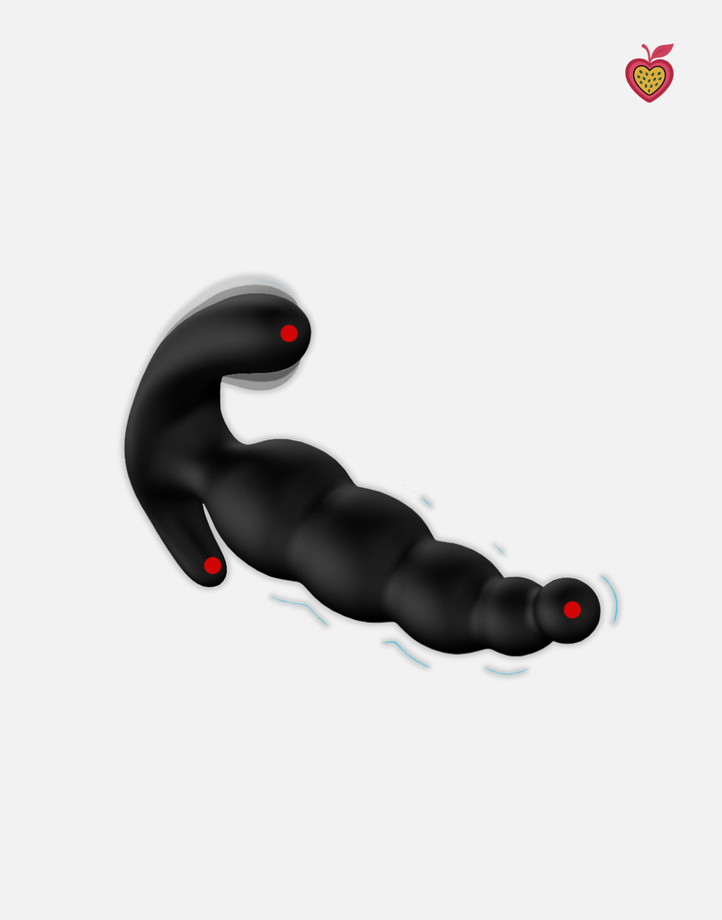 ZARO Prostate Massager in Obsidian Glow by Passion Wassion, a powerful vibrating adult toy designed for targeted prostate stimulation and body-safe pleasure.