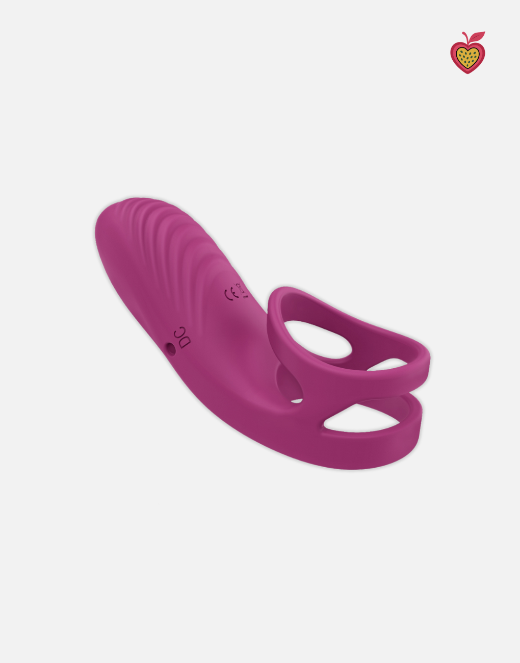 “AXEL” Vibrating Cock Ring – Wine Red