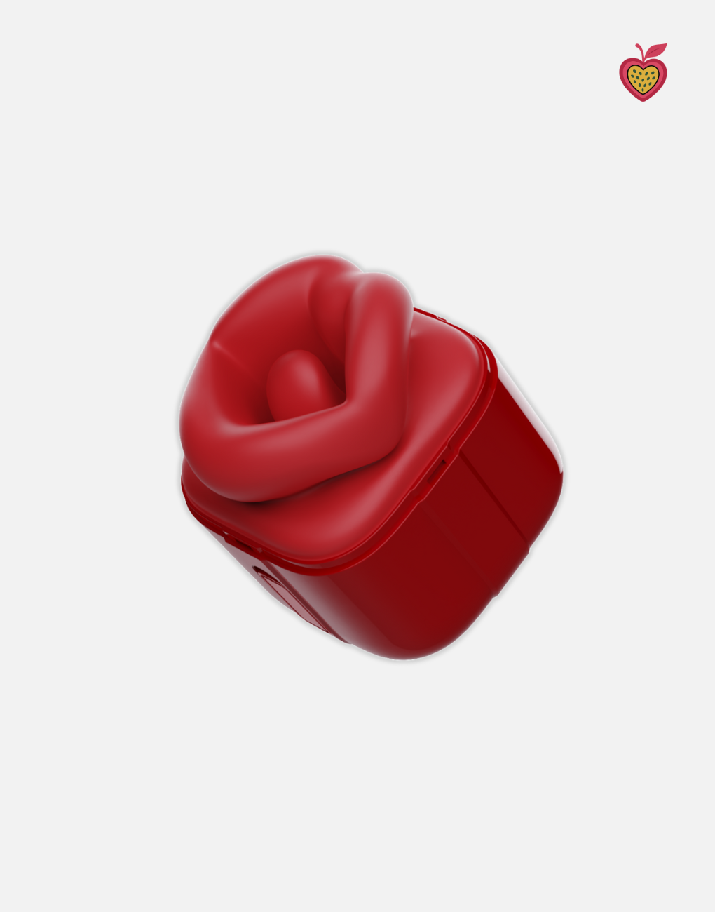 AMORA Gift Box Vibrator in Rose Red by Passion Wassion, a luxurious adult toy presented in an elegant gift box, perfect for romantic pleasure and self-care.