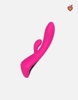 ARIA Rabbit Vibrator in Rose Magenta by Passion Wassion, a premium dual-stimulation adult toy offering deep vibrations, elegant curves, and a silky soft finish.