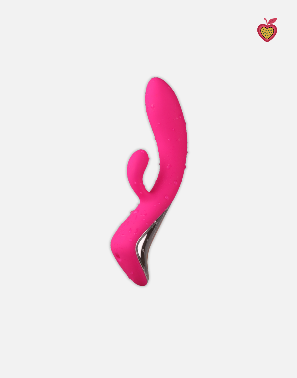 ARIA Rabbit Vibrator in Rose Magenta by Passion Wassion, a premium dual-stimulation adult toy offering deep vibrations, elegant curves, and a silky soft finish.