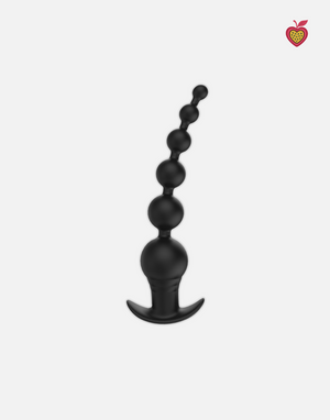 EVO Vibrating Anal Beads in Obsidian Glow by Passion Wassion, a premium body-safe adult toy designed for pleasure and comfort.