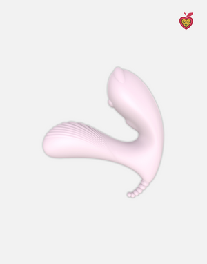 LYRA Wearable Vibrator in Candy Pink by Passion Wassion, a discreet and flexible adult toy crafted for hands-free pleasure and intimate adventures anywhere.