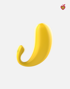 SOLANA Wearable Vibrator in Banana Yellow by Passion Wassion, a playful and discreet adult toy designed for hands-free pleasure and intimate adventures.